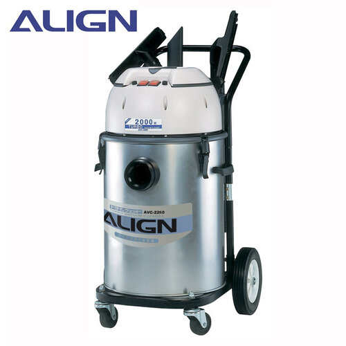 【ALIGN亞拓】雙渦輪工業用乾濕兩用吸塵器(60公升集塵桶) AVC-2260