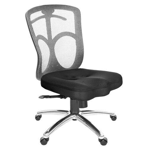 GXG 短背美臀座 電腦椅 (無扶手/鋁腳) TW-115 LUNH