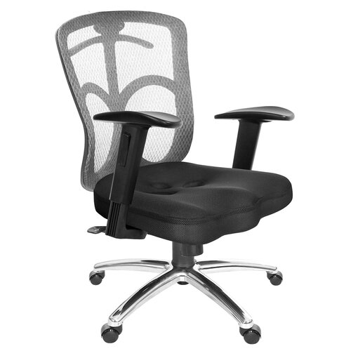 GXG 短背美臀座 電腦椅 (鋁腳/2D升降扶手) TW-115 LU2