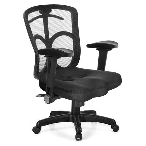 GXG 短背美臀座 電腦椅 (4D弧面摺疊扶手) TW-115 E1D