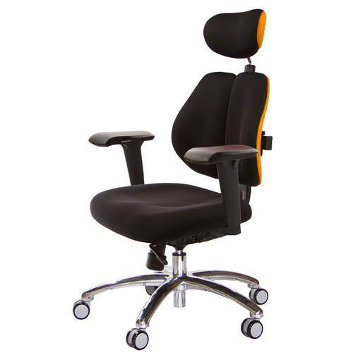 GXG 高背涼感綿 雙背椅 (鋁腳/4D升降扶手) TW-2994 LUA3