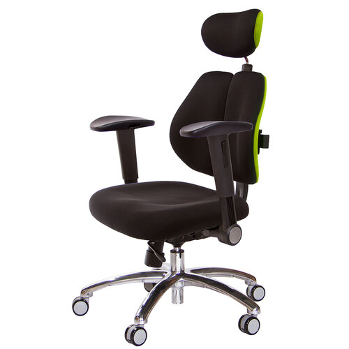 GXG 高背涼感綿 雙背椅 (鋁腳/摺疊滑面扶手) TW-2994 LUA1J