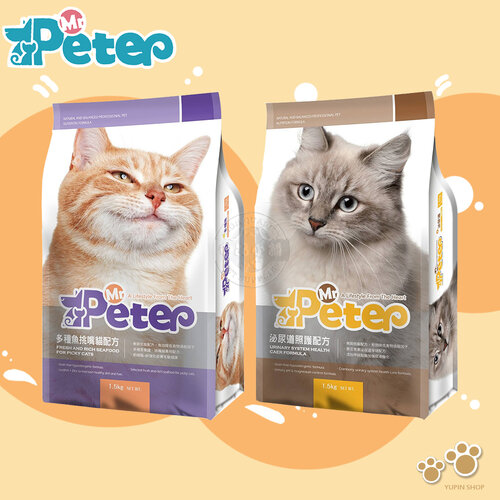 Mr.Peter皮特先生 多種魚挑嘴貓/泌尿道照護配方 7kg 無穀配方 高蛋白質 貓飼料 全齡貓