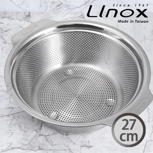 LINOX#304不鏽鋼多功能瀝水籃-27cm-1入