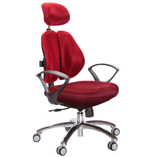 GXG 高背涼感綿 雙背椅 (鋁腳/D字扶手) TW-2995 LUA4
