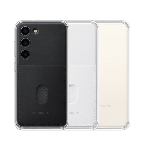 SAMSUNG Galaxy S23 5G 原廠邊框背蓋兩用保護殼 - 白色 (EF-MS911)