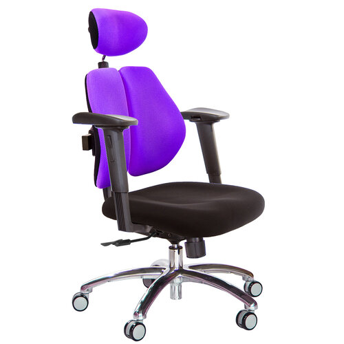 GXG 高背涼感綿 雙背椅 (鋁腳/2D手遊休閒扶手) TW-2995 LUA2JM