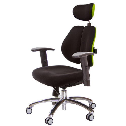GXG 高背涼感綿 雙背椅 (鋁腳/SO金屬扶手) TW-2994 LUA5