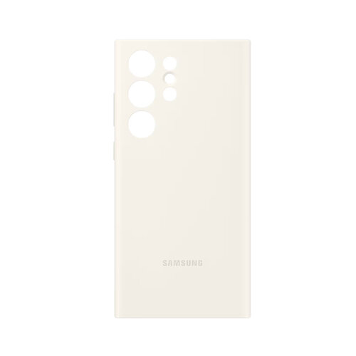 SAMSUNG Galaxy S23 Ultra 5G 原廠矽膠薄型保護殼 (EF-PS918)-曇花白