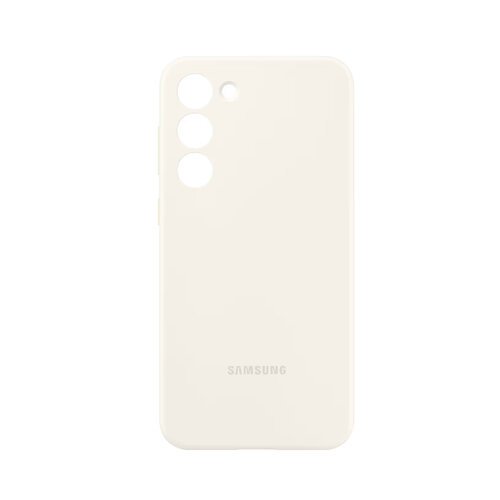 SAMSUNG Galaxy S23+ 5G 原廠矽膠薄型保護殼 (EF-PS916)-曇花白