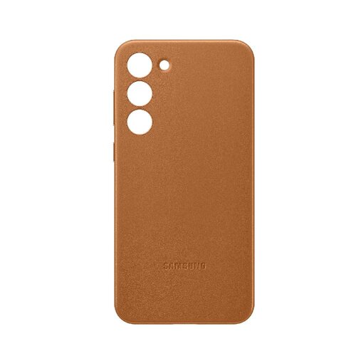 SAMSUNG Galaxy S23+ 5G 原廠皮革保護殼 (EF-VS916)-駝色