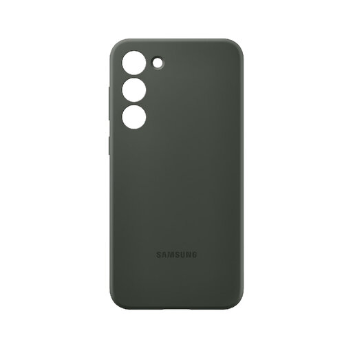 SAMSUNG Galaxy S23+ 5G 原廠矽膠薄型保護殼 (EF-PS916)-墨竹綠