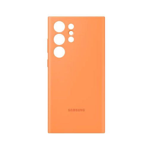SAMSUNG Galaxy S23 Ultra 5G 原廠矽膠薄型保護殼 (EF-PS918)-橙色
