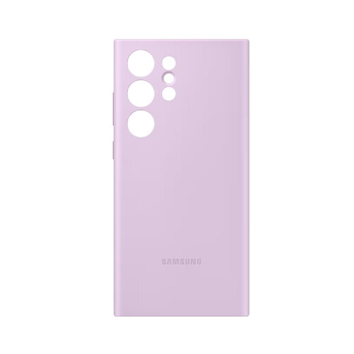 SAMSUNG Galaxy S23 Ultra 5G 原廠矽膠薄型保護殼 (EF-PS918)-夜櫻紫
