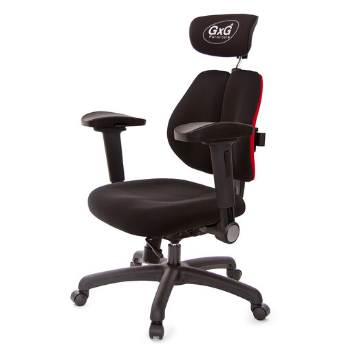 GXG 雙軸枕 雙背工學椅(4D弧面摺疊手) TW-2606 EA1D