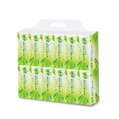 【百吉牌】《滿柔》環保抽取式衛生紙110抽*72包/箱