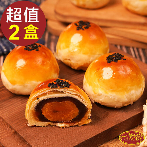 【超比食品】真台灣味-蛋黃酥6入禮盒2盒組