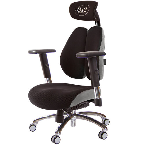GXG 雙軸枕 DUO KING 工學椅(鋁腳/SO金屬手) TW-3606 LUA5