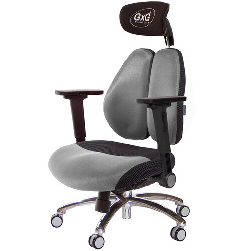 GXG 雙軸枕 DUO KING 工學椅(鋁腳/4D平面摺疊手) TW-3606 LUA1H