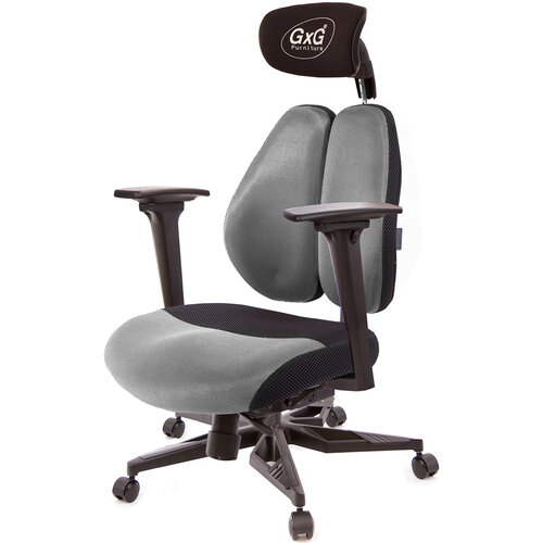 GXG 雙軸枕 DUO KING 工學椅(電競腳/3D升降扶手) TW-3606 KGA9