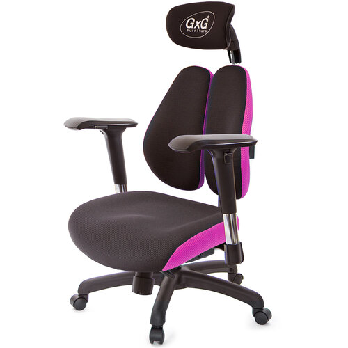 GXG 雙軸枕 DUO KING 工學椅(4D金屬手) TW3606 EA7