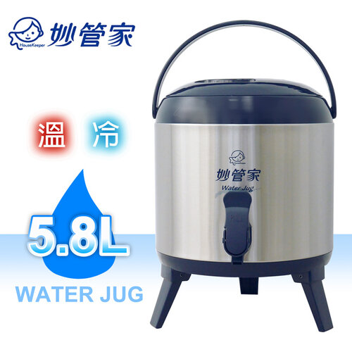【妙管家】5.8L不鏽鋼保溫茶桶 HKTB-0600SSC