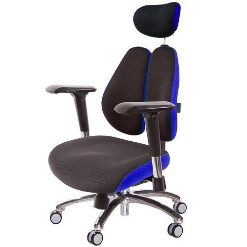 GXG 雙背DUO KING 工學椅(鋁腳/4D金屬手) TW-3006 LUA7