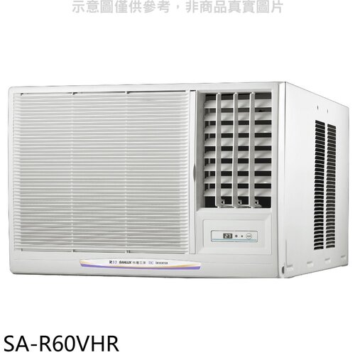 SANLUX台灣三洋 R32變頻冷暖右吹窗型冷氣(含標準安裝)【SA-R60VHR】