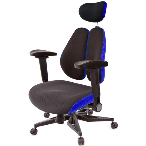 GXG 雙背DUO KING 工學椅(電競腳/4D弧面摺疊手) TW-3006 KGA1D