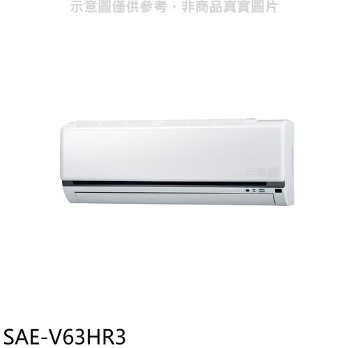 SANLUX台灣三洋 變頻冷暖分離式冷氣內機(無安裝)【SAE-V63HR3】