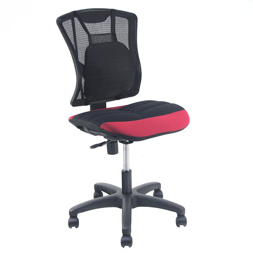 DR. AIR 人體工學氣墊椅墊辦公網椅(2302)-黑紅