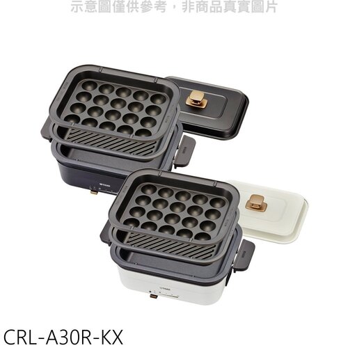虎牌 多功能方型電烤盤黑色電火鍋【CRL-A30R-KX】