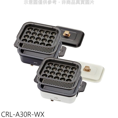 虎牌 多功能方型電烤盤白色電火鍋【CRL-A30R-WX】