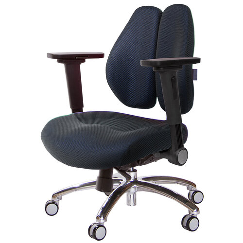 GXG 低雙背DUO KING 工學椅(鋁腳/4D平面摺疊手) TW-3005 LU1H