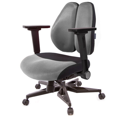 GXG 低雙背DUO KING 工學椅(電競腳/4D平面摺疊手) TW-3005 KG1H