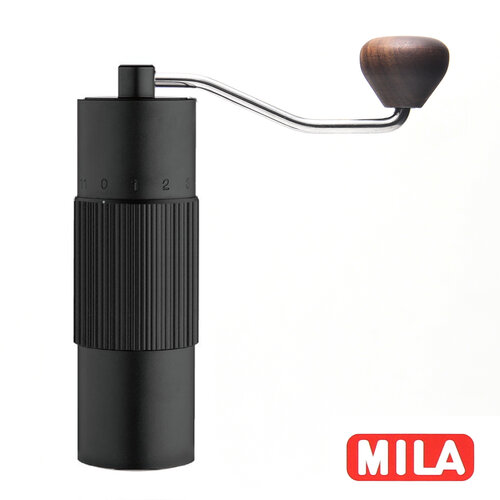 MILA 專業達人外調式迷你手搖磨豆機(不鏽鋼磨芯)+咖啡篩粉器