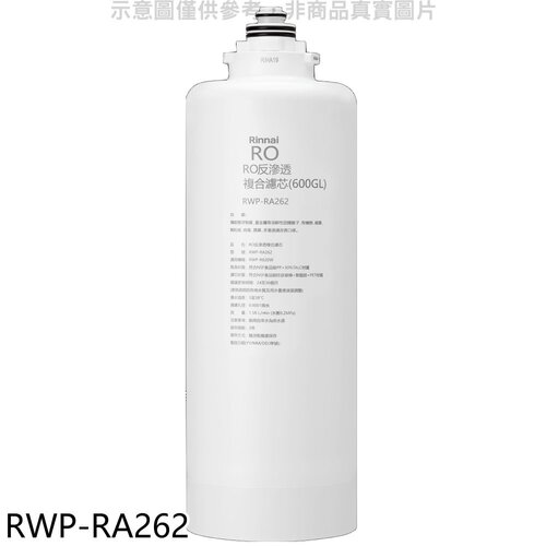 林內 雙效RO第二道RO複合濾芯RO逆滲透複合濾心RWP-R620W適用廚衛配件【RWP-RA262】
