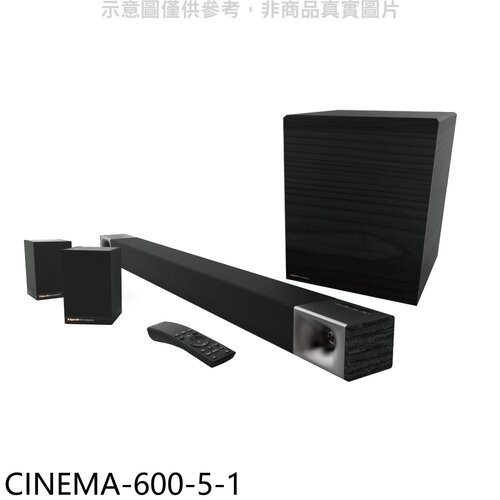 Klipsch 5.1聲道微型劇院SOUNDBAR音響(含標準安裝)【CINEMA-600-5-1】