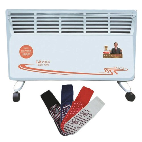 LAPOLO 直立壁掛兩用 對流式電暖器 TW-969(送派樂開運保暖襪5雙)