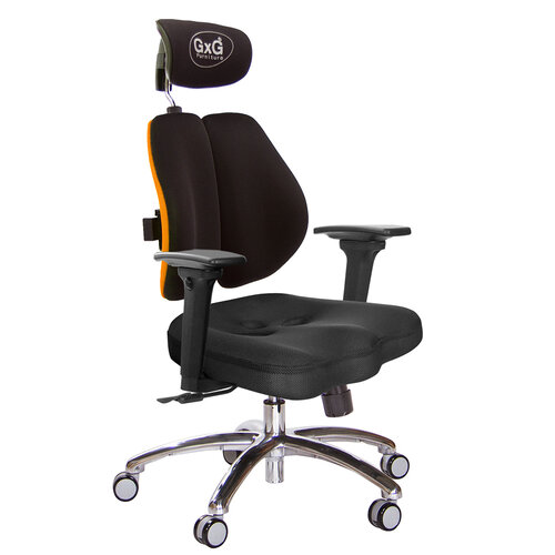 GXG 兩軸枕 雙背美臀椅 (鋁腳/3D升降扶手) TW-2534 LUA9