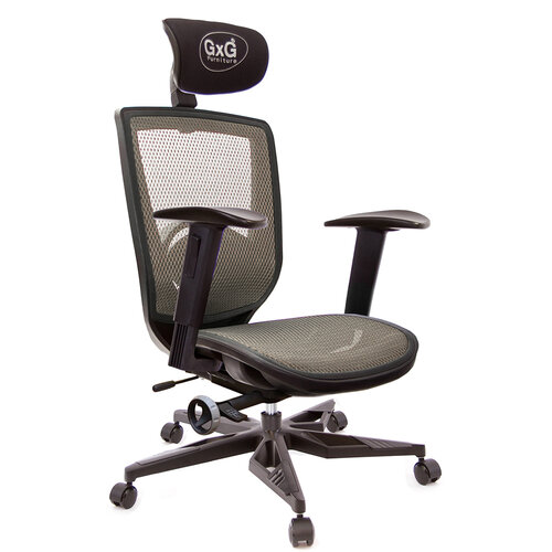 GXG 高背全網 電腦椅 (電競腳/2D升降扶手) TW-83F6 KGA2