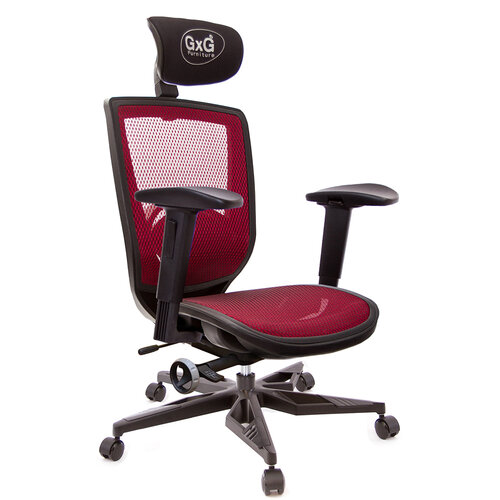 GXG 高背全網 電腦椅 (電競腳/2D滑面扶手) TW-83F6 KGA2J