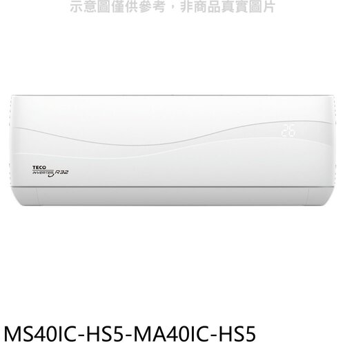 東元 變頻分離式冷氣(含標準安裝)【MS40IC-HS5-MA40IC-HS5】