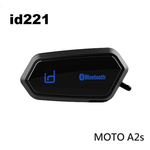 [2024全新改款]ID221 MOTO A2S 安全帽藍芽耳機麥克風 高音質/混音/雙人對講/防水/無線對講