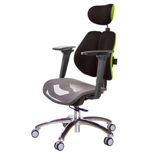 GXG 高雙背網座 工學椅(鋁腳/3D手遊休閒扶手) TW-2806 LUA9M