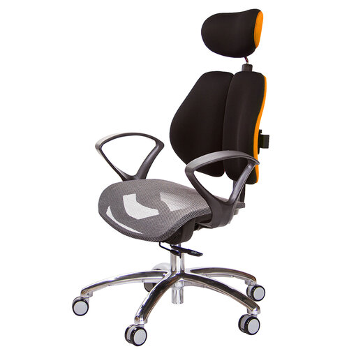GXG 高雙背網座 工學椅(鋁腳/D字扶手) TW-2806 LUA4