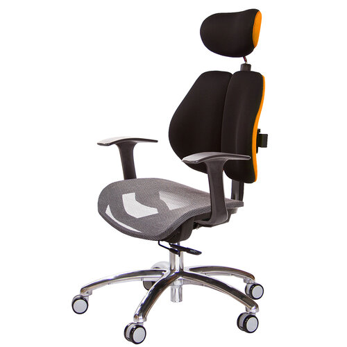 GXG 高雙背網座 工學椅 (鋁腳/T字扶手) TW-2806 LUA