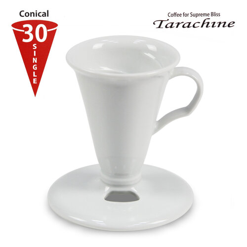 Tarachine日本30度角陶瓷甜筒濾杯