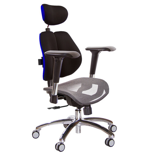 GXG 高雙背網座 工學椅(鋁腳/4D金屬扶手) TW-2804 LUA7