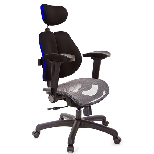 GXG 高雙背網座 電腦椅(4D弧面摺疊手) TW-2804 EA1D